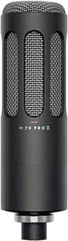 beyerdynamic Microphone Dynamique M 70 Pro X pour Diffusion en continu et podcasting avec connecteur XLR avec Filtre Anti-Pop et Support Antichoc