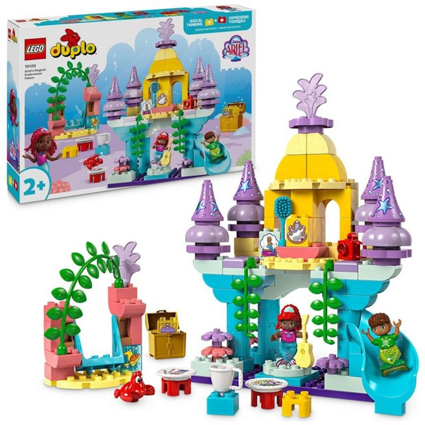 Buy LEGO DUPLO Disney Ariel's Magical Underwater Palace 10435 | Early learning toys | Argos