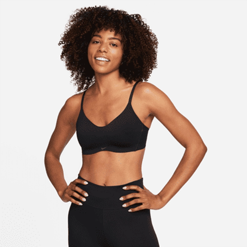 Nike Dri-FIT Alate Minimalist Women's Light-Support Padded Sports Bra. Nike.com