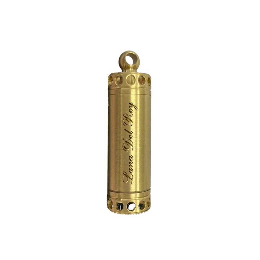 Brass Pill Case. - Lana Del Rey