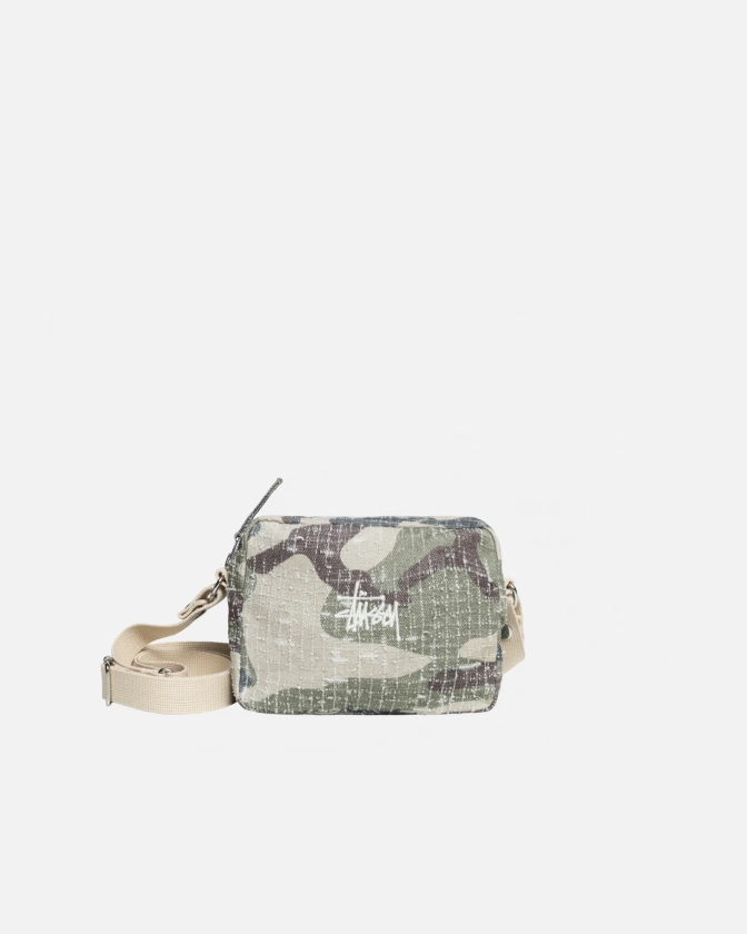 Needle Punch Side Pouch in camo – Stüssy UK