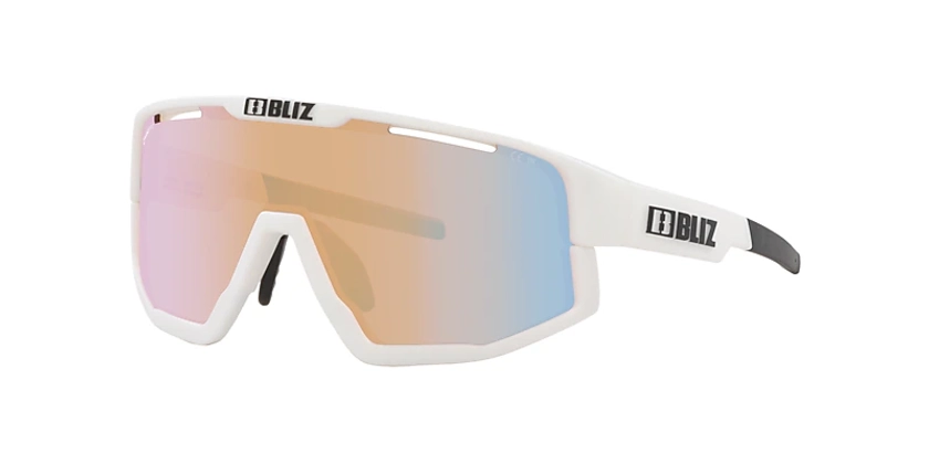 Fusion Small Sunglasses in Coral/Orange Mirror Blue | Bliz Eyewear®