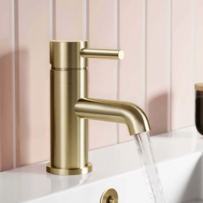 Trent Brushed Brass Basin Mixer Tap | Bathroom Mountain