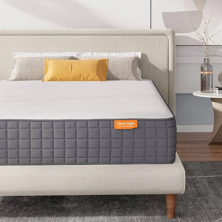 Amazon.com: Sweetnight Full Mattress, Breeze 10 Inch Full Size Mattress, Infused Gel Memory Foam Mattresses for Cool Sleep, Supportive & Pressure Relief, Medium Firm : Home & Kitchen