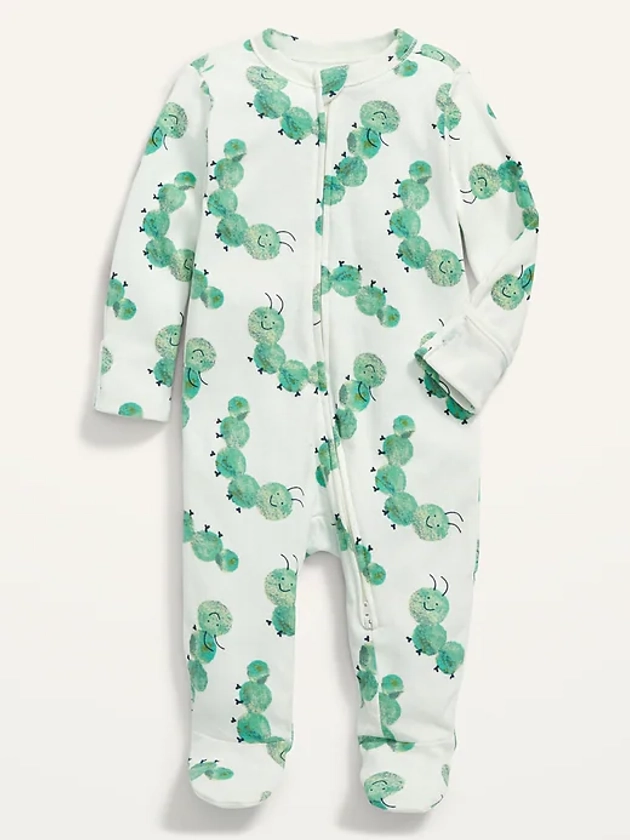 Unisex 2-Way-Zip Sleep & Play Footed One-Piece for Baby | Old Navy