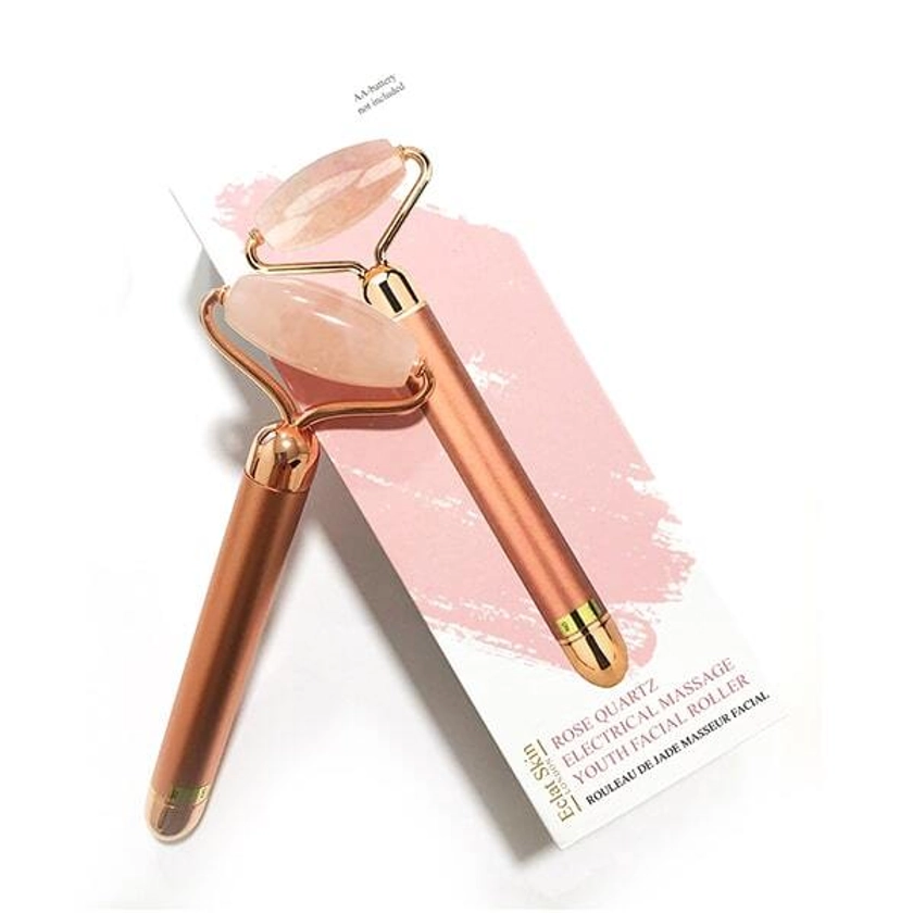 Eclat Skin London Rose Quartz Electrical Facial Roller | Skin | Superdrug