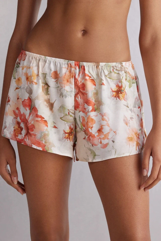 Shorts Em Cetim Summer Sunset - PDC2537 - Intimissimi | Italian lingerie