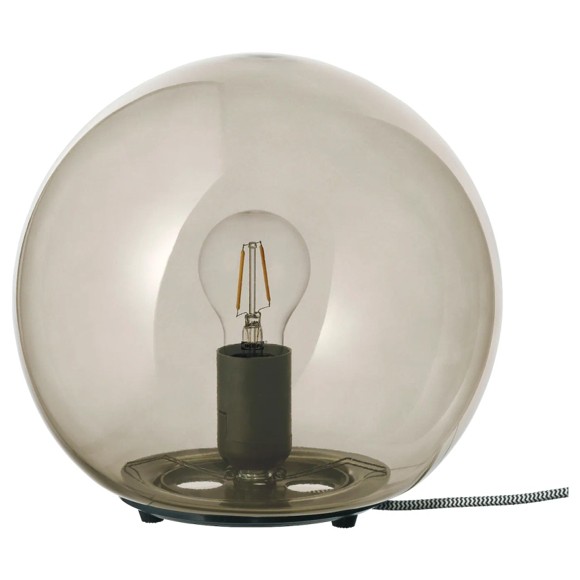 FADO Lampe de table - gris 25 cm