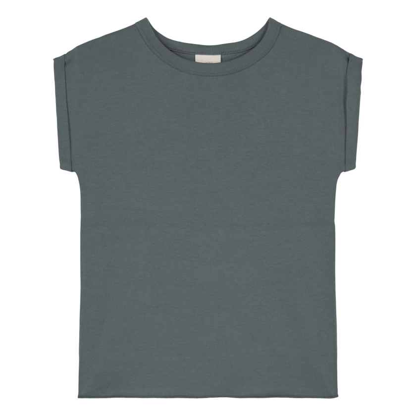 Studio Bohème - T-shirt Bama Uni - Bleu gris | Smallable
