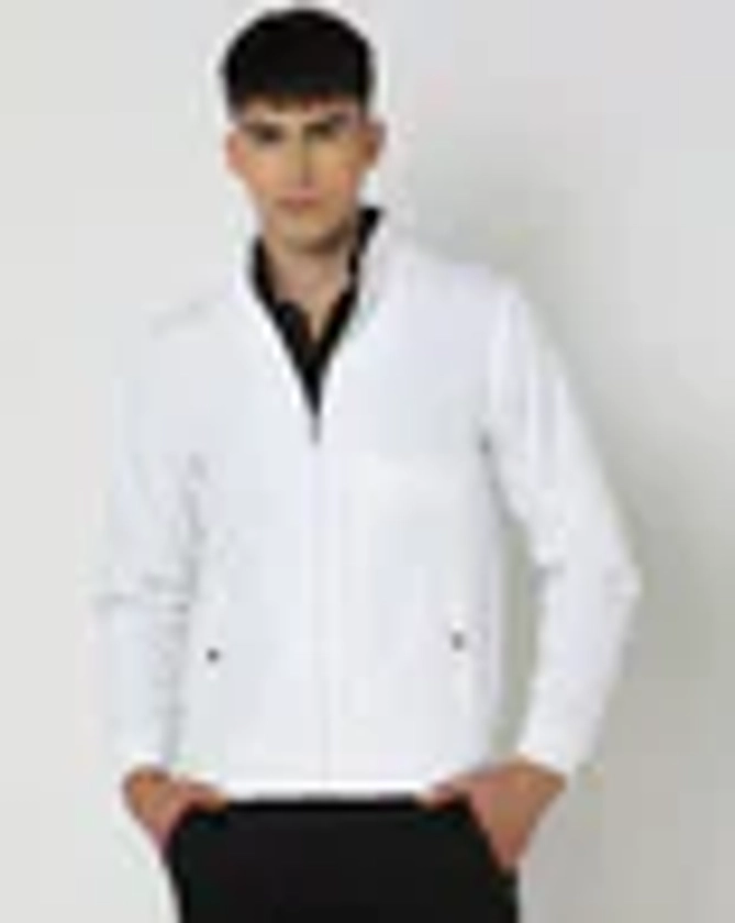 Buy White Jackets & Coats for Men by NETPLAY Online | Ajio.com
