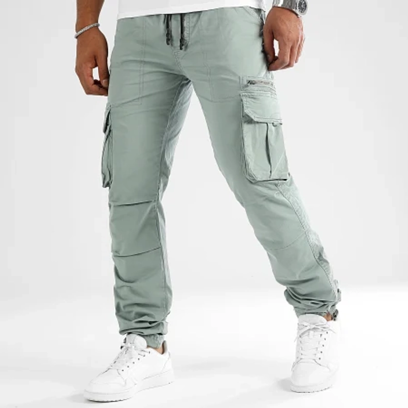 Pantalon Cargo 0371 Vert Clair