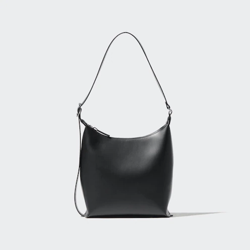 FAUX LEATHER SQUARE SHOULDER BAG | UNIQLO CA