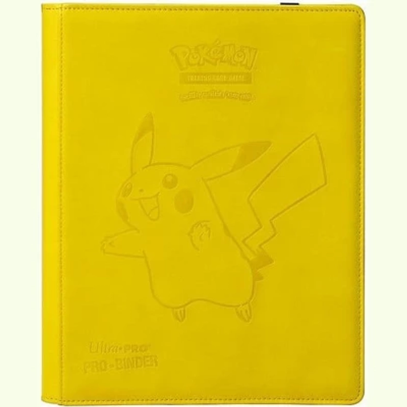 Ultra Pro Pikachu 9-pocket Premium PRO-Binder for Pokmon Yellow, Small