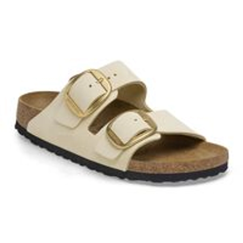 Arizona Big Buckle Cuir nubuck Ecru | BIRKENSTOCK