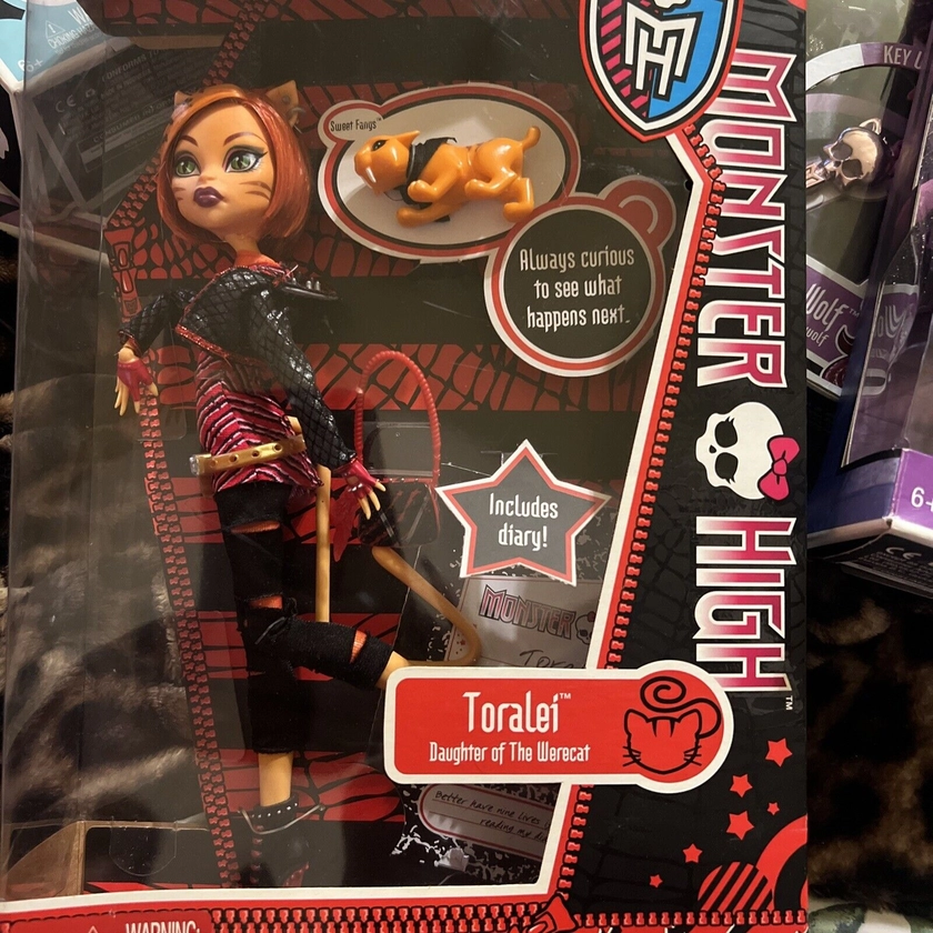 Monster High Toralei Stripe Daughter of the Werecat Doll First Wave.