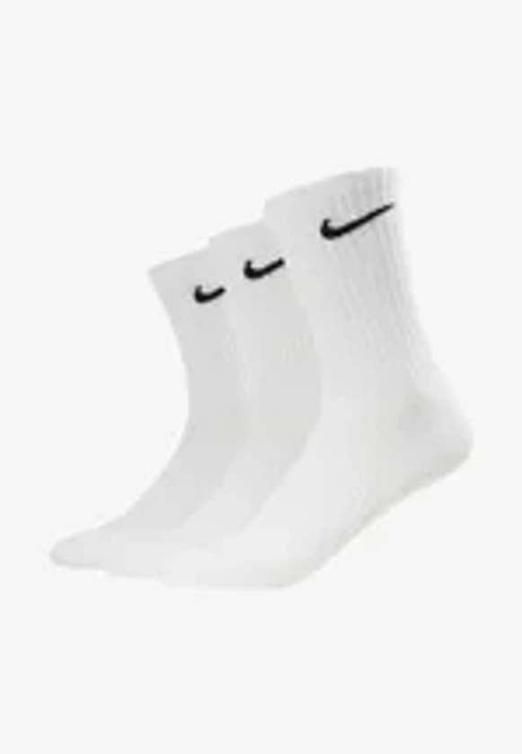 Nike Performance EVERYDAY CUSH CREW 3 PACK - Chaussettes de sport - white/black/blanc - ZALANDO.FR
