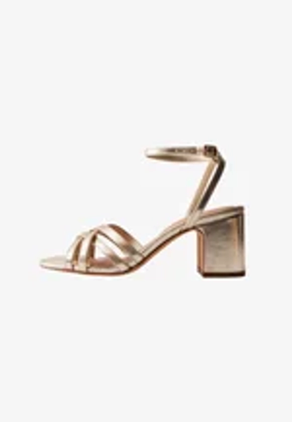 New Look STRAPPY BLOCK - Sandales - gold/doré - ZALANDO.FR