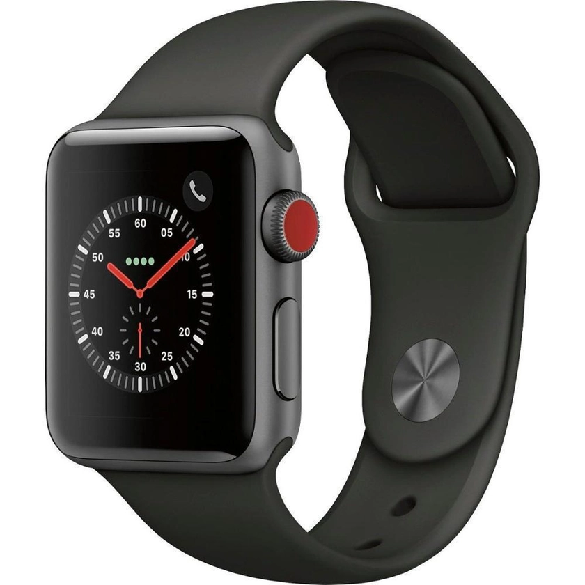 Apple Watch (Series 3) September 2017 - Wifi Only - 38 mm - Aluminium Space Gray - Sport Band Gray | Back Market