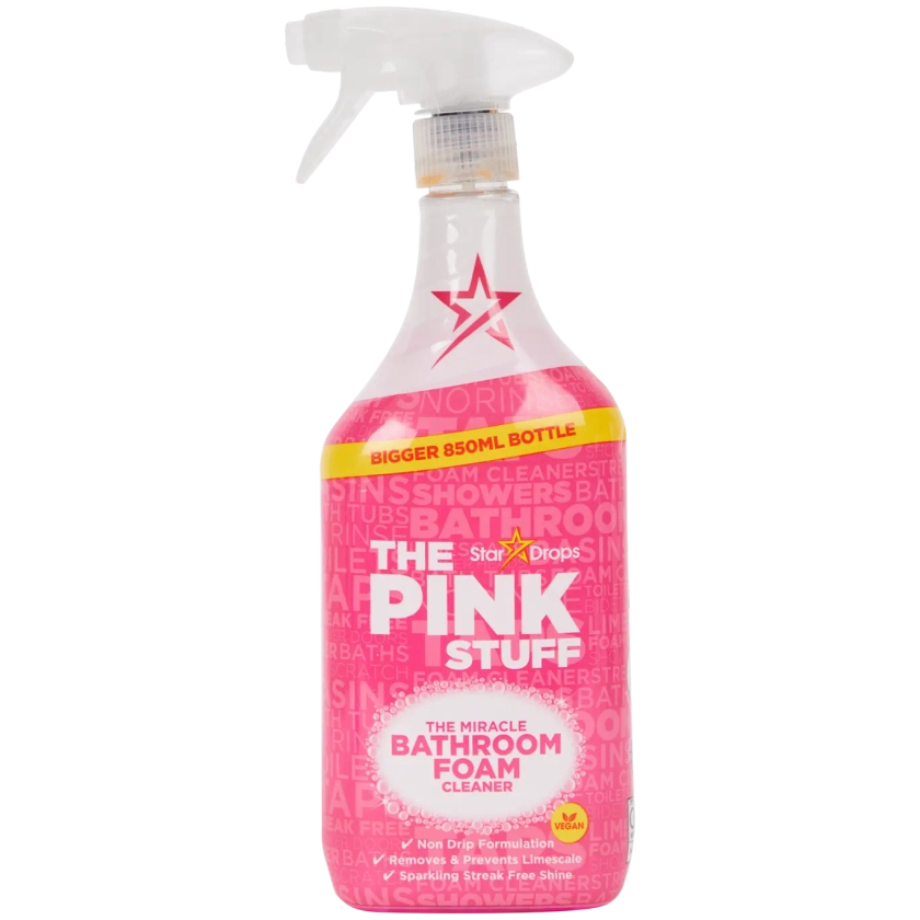 Mousse nettoyante salle de bain The Pink Stuff