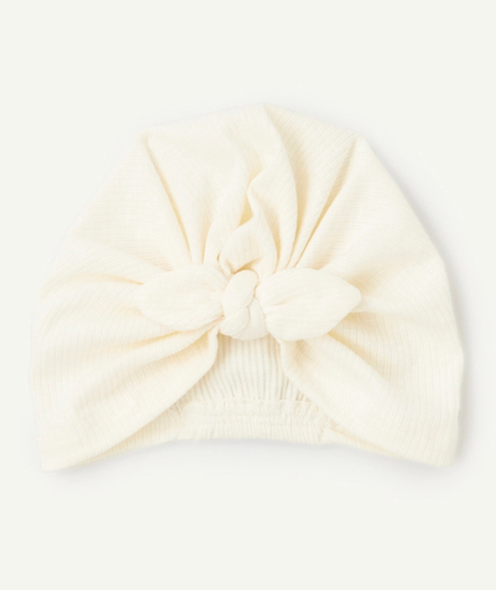 Turban bébé fille écru avec nœud - whisper white | TAO Kids by Tape à l'œil