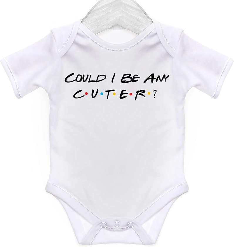 ART HUSTLE Could I Be Any Cuter? / Baby Grow For Baby Boy Or Girl