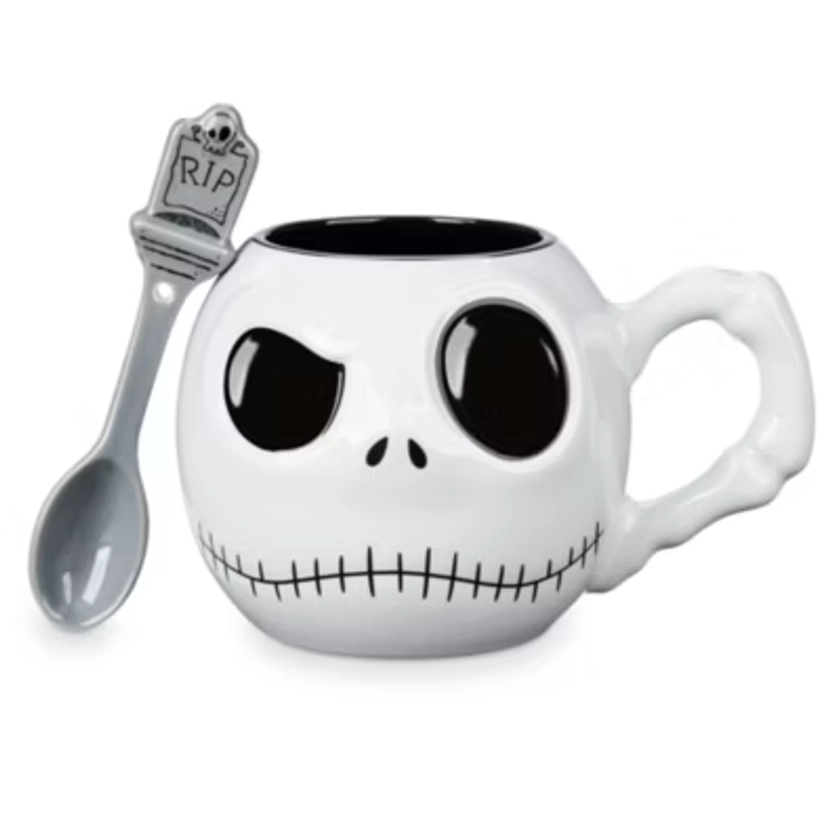 Mug Jack Skellington avec cuiller, L'Étrange Noël de Monsieur Jack | Disney Store