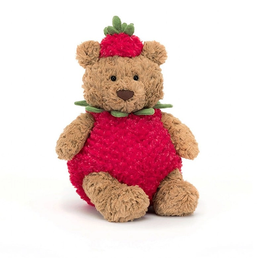 Buy Bartholomew Bear Strawberry - at Jellycat.com
