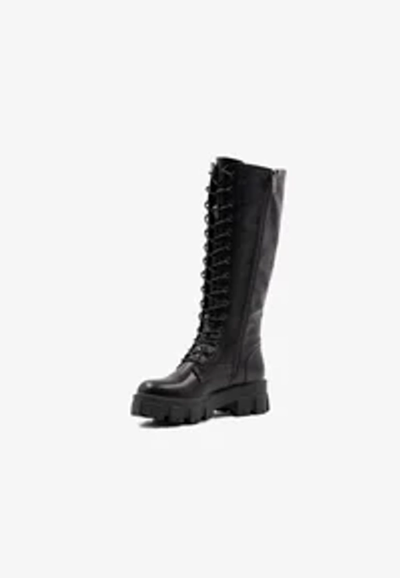 Roccobarocco Bottes à lacets - nero/noir - ZALANDO.FR