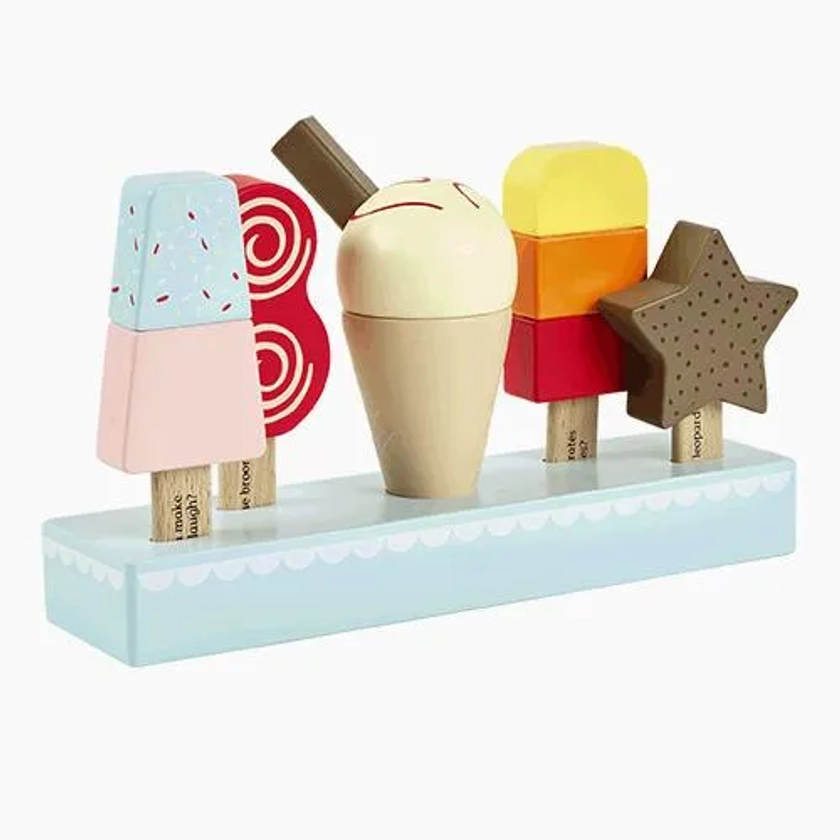 Wooden Lollies & Ice Cream Set - Food Toys