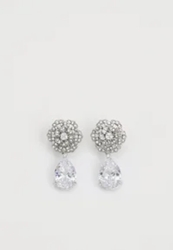 Guess LE FLEUR - Boucles d'oreilles - silver-coloured/argenté - ZALANDO.FR