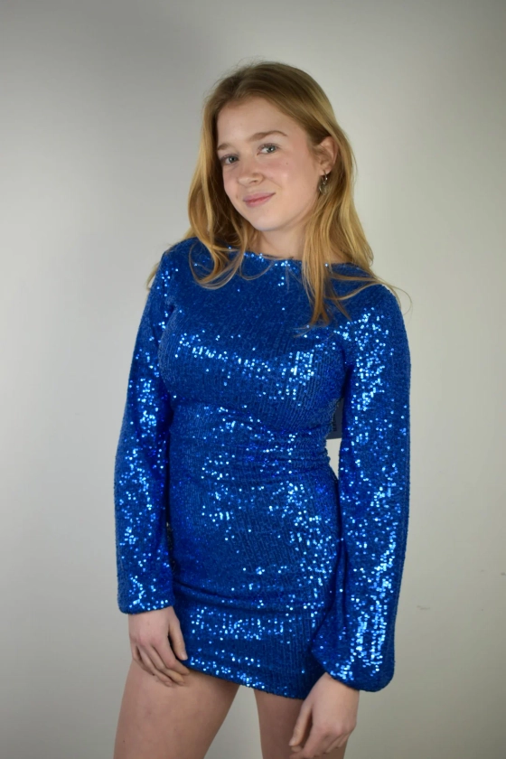 Robe brillante - cobalt - Fashiontiger.nl