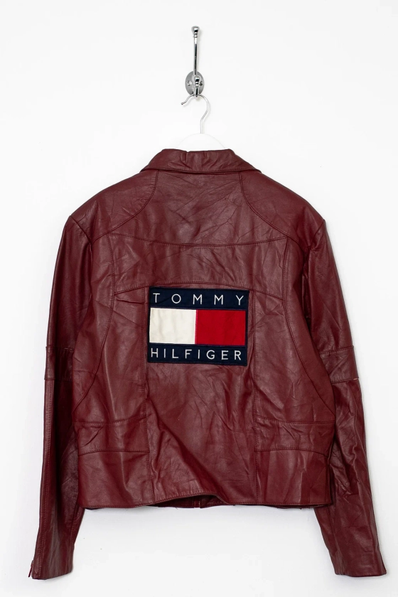 Womens 00s Tommy Hilfiger Leather Jacket (M)