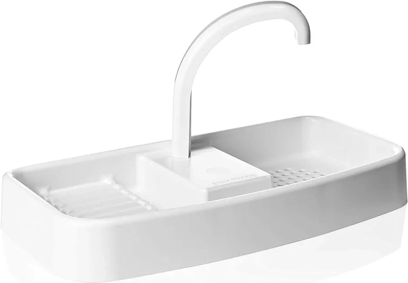 Sink Twice for Toilet Tanks Measuring 15.25" - 16.8" (Measured with lid Off)