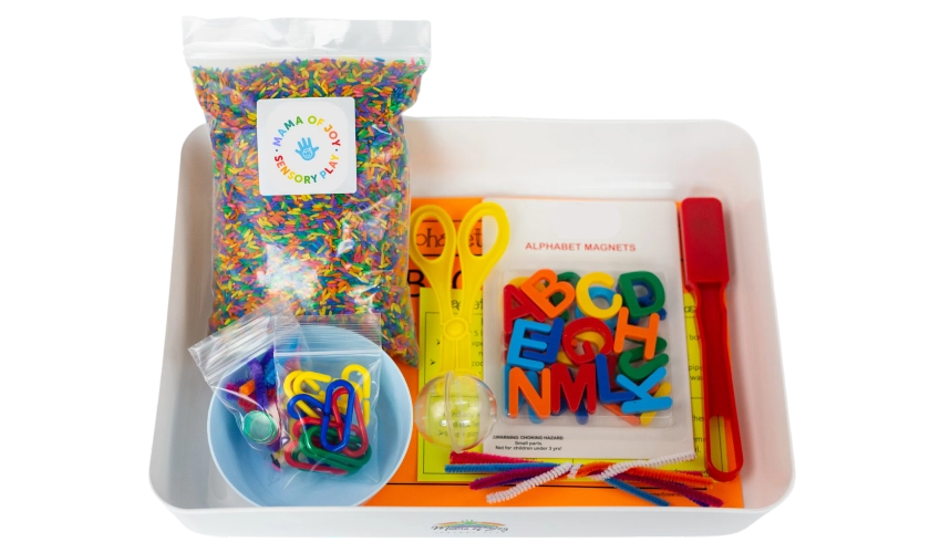 Magnetic Alphabet Sensory Bin