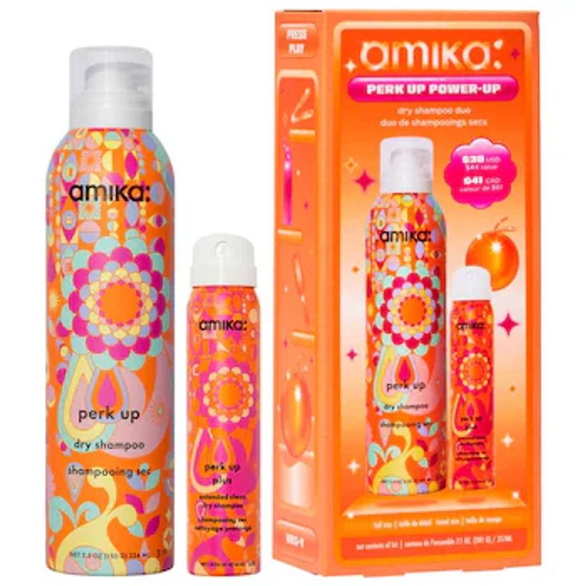 Perk Up Power-Up Dry Shampoo Duo - amika | Sephora