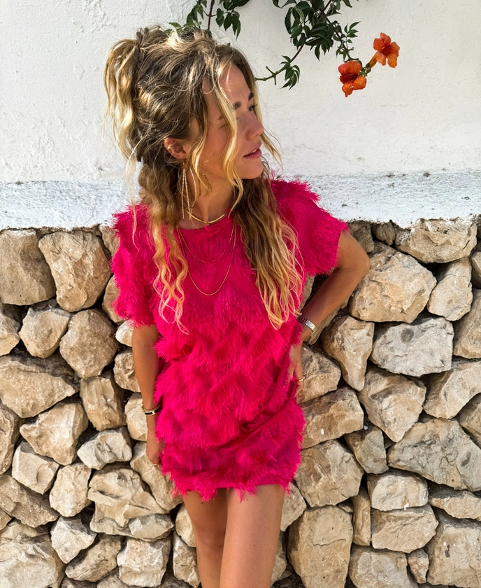 Rosie Dress Fuchsia