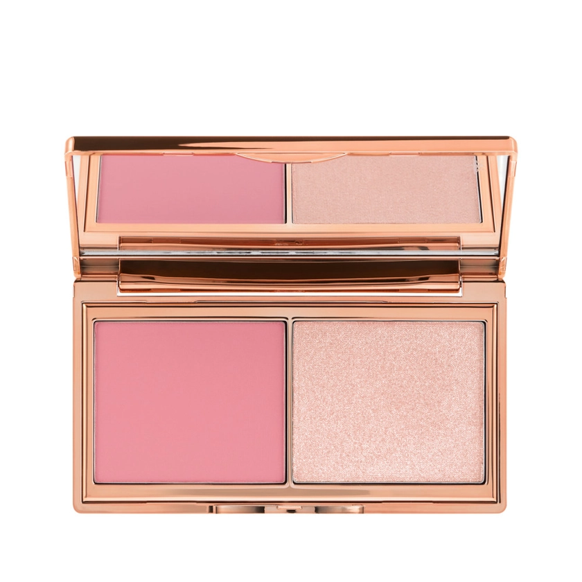 Fair-medium: Hollywood Blush & Glow Glide Palette | Charlotte Tilbury