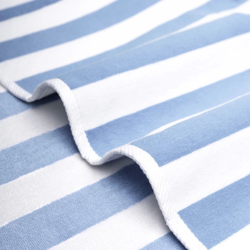 American Soft Linen,100% Cotton 4 Pack Beach Towels, 30 x 60 Cabana Striped Pool Towels