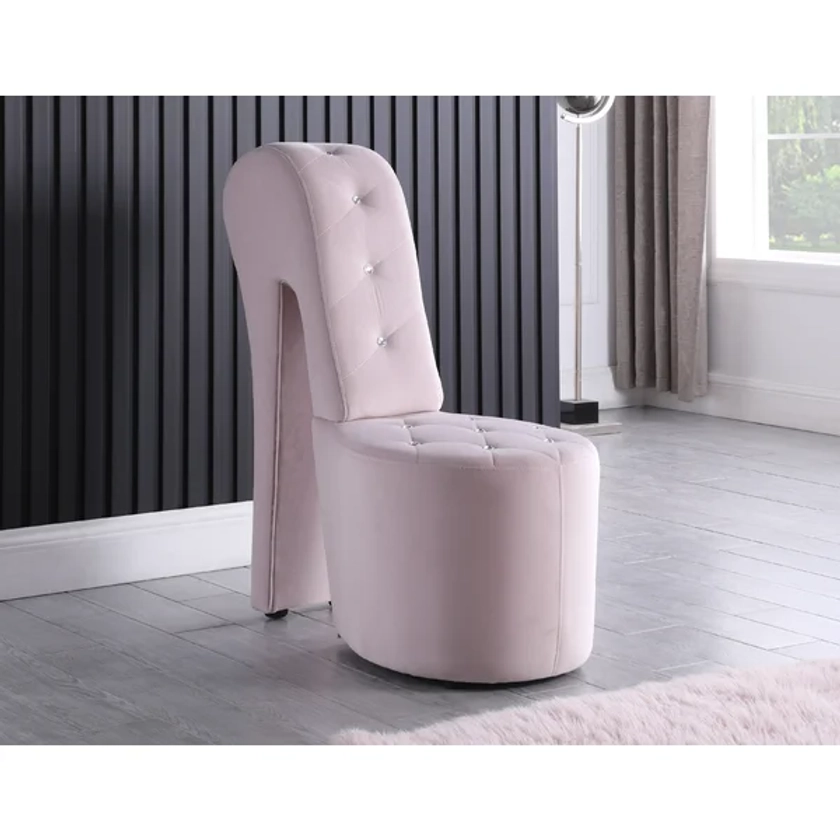 Steller Velvet Accent Chair