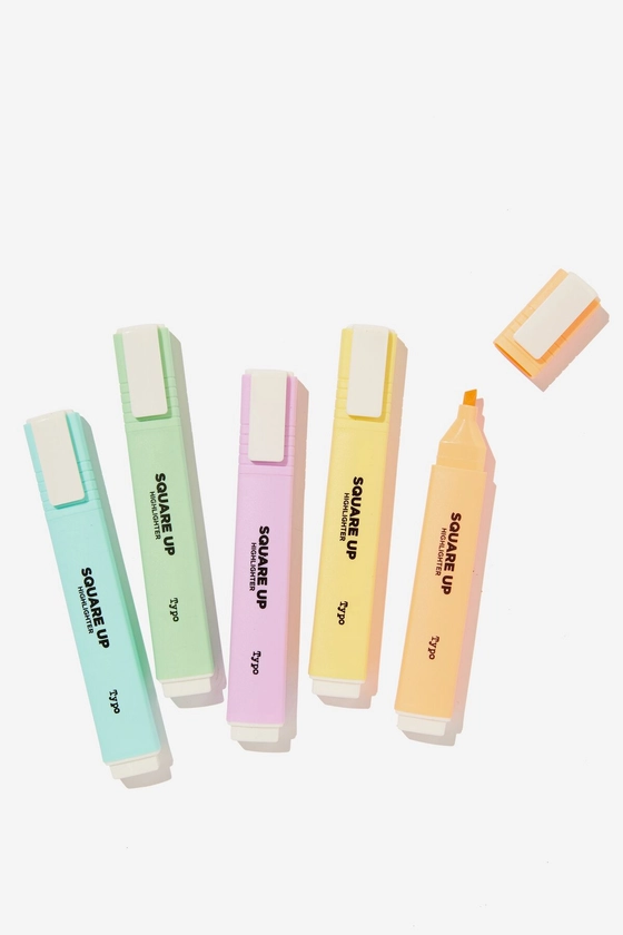 Typo The Square Up Highlighter 5Pk
