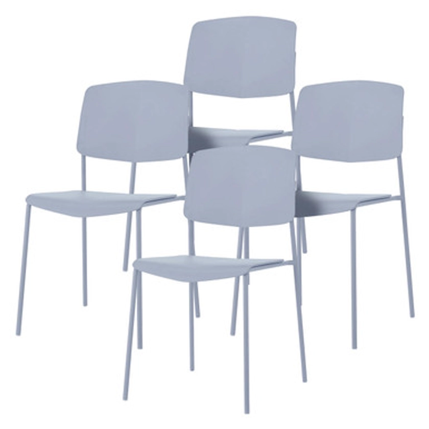 Kowa Plastic Dining Chair (Set of 4)