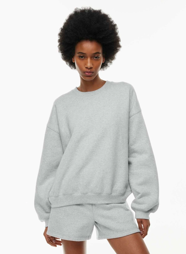 COZY FLEECE MEGA CREW SWEATSHIRT