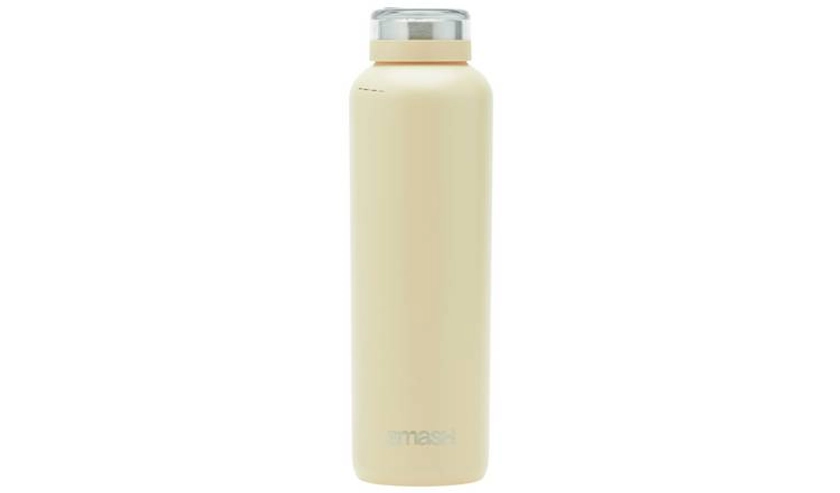 Smash Beige Stainless Steel Water Bottle - 500ml