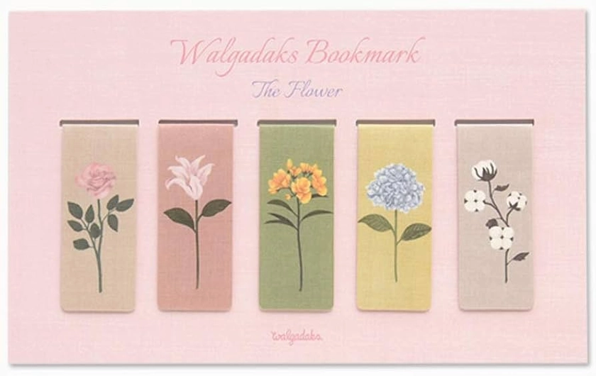 Monolike Magnetic Bookmarks The Flower, Set of 5