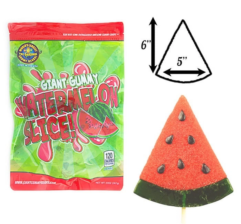 Giant Gummy Watermelon Slice (20oz)