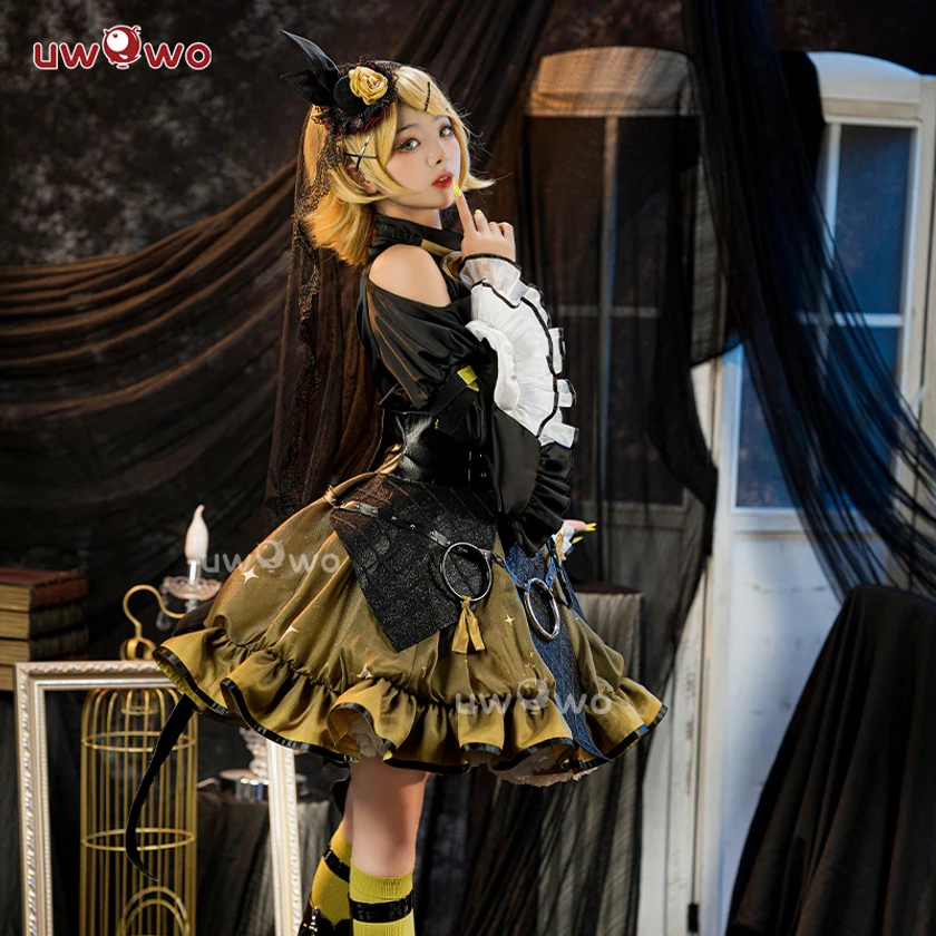 Uwowo V Singer Rascal Collab Witch Gothic Halloween Cosplay Costume