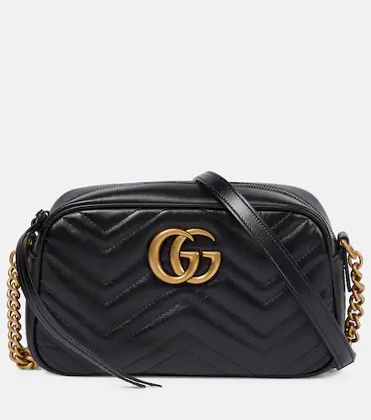 GG Marmont Small shoulder bag in black - Gucci | Mytheresa