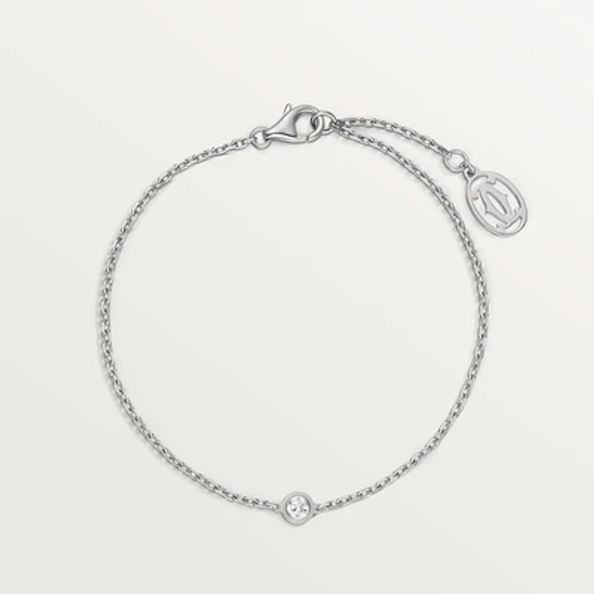 CRB6045517 - Cartier d'Amour bracelet XS - White gold, diamond - Cartier