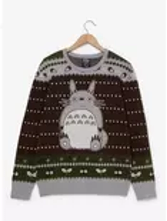 Our Universe Studio Ghibli My Neighbor Totoro Patterned Totoro Holiday Sweater - BoxLunch Exclusive | BoxLunch