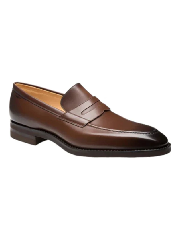 Bally Score 6203093 Men's Brown Leather Loafers